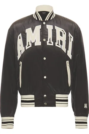AMIRI Sun Faded Bomber in Charcoal