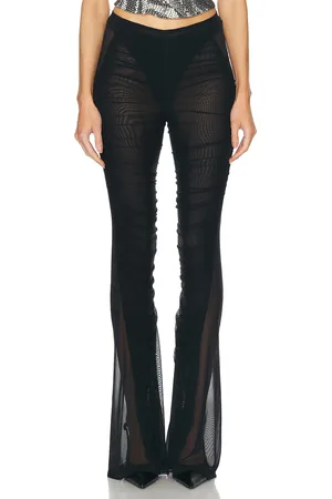 MUGLER Mesh Flare Pant in
