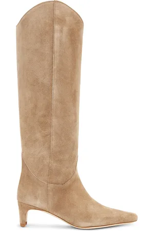 Staud Western Wally Boot in Tan