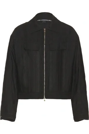 Andersson Bell Fabrian Sheer Zip Up Jacket in