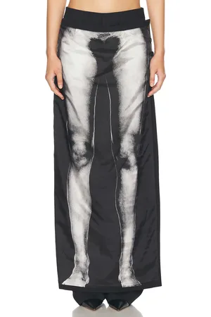 Jean Paul Gaultier Body Mariniere Wool Printed Pant in