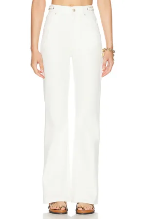 Paco rabanne Detail Flare Leg in White