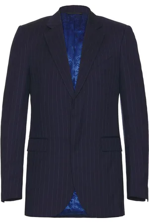 Givenchy Fitted Notch Blazer Jacket in Navy