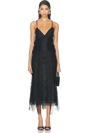 BLUMARINE Lace Midi Dress in
