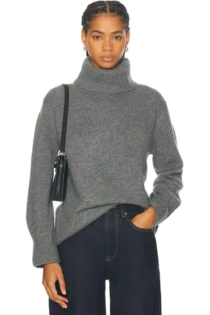 Simkhai Katy Turtleneck Sweater in Grey