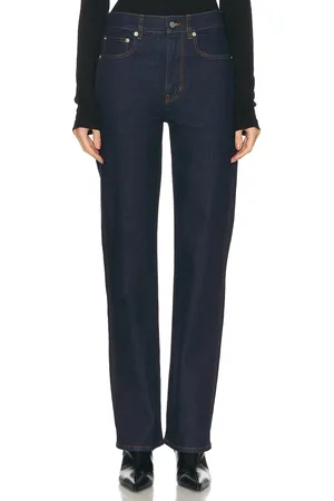 Proenza Schouler Ryman Wide Leg in Denim-Dark
