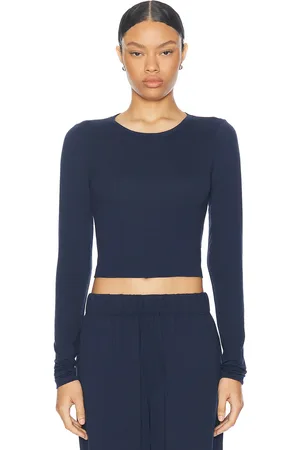 ÉTERNE Long Sleeve Baby Tee in