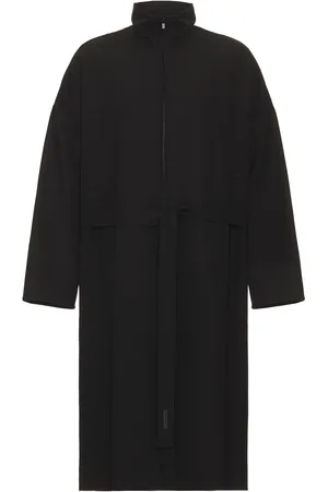 FEAR OF GOD High Twist Wool High Neck Trench in