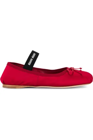 Miu Miu Ballerina Flat in Red