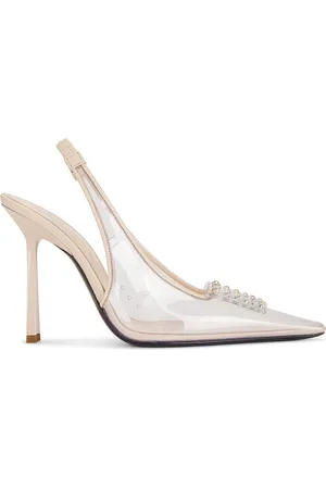 Saint Laurent Stone Slingback Pump in Pink