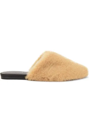 Jenni Kayne Shearling Mule in Beige