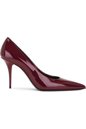 Saint Laurent Norma Pump in Burgundy