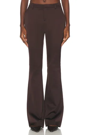 SER.O.YA Elvira Flare Trouser in Brown