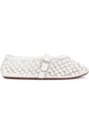 Alaïa Ballet Flat in White