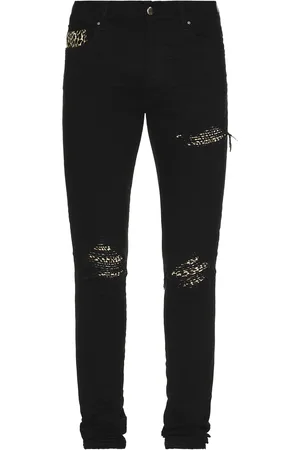 AMIRI Leopard MX1 Jean in Black