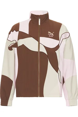 PUMA X Kidsuper Cellerator Track Top in Brown