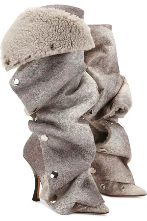 Y / PROJECT Snap Boot in Grey