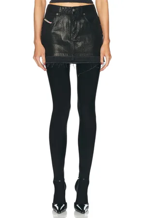 Diesel Denim Mini Skirt in Black