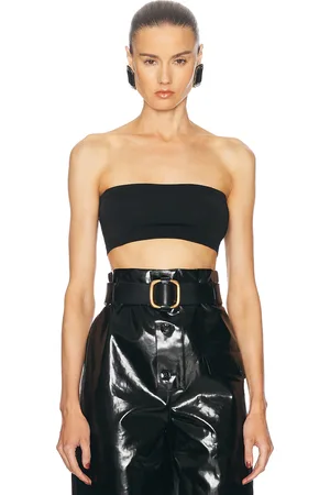 Saint Laurent Bandeau Top in Black