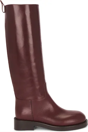 Paco rabanne Knee High Boots in Burgundy