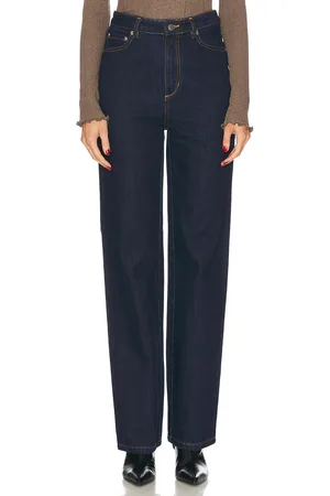 SER.O.YA Brooklyn High Rise Straight Jean in Blue