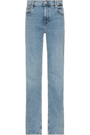 Frame Jetset Modern Straight Denim in Denim-Medium