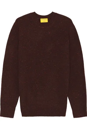 Guest In Residence Allday Recycled Cashmere Crew Neck Sweater in Wine