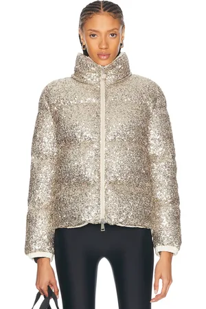 Moncler Anternes Jacket in Metallic Silver