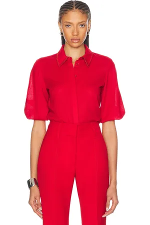GABRIELA HEARST Hadley Top in Red