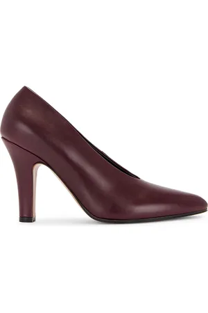 The Row Prudens Pump in Burgundy