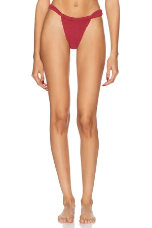 Bond Eye Georgia Brief Bikini Bottom in Burgundy