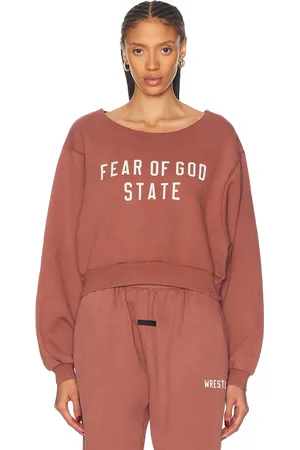 FEAR OF GOD Cropped Sweatshirt in Rose