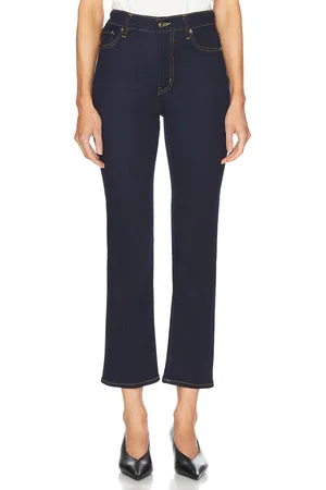 Frame Le Sleek Straight in Denim-Dark