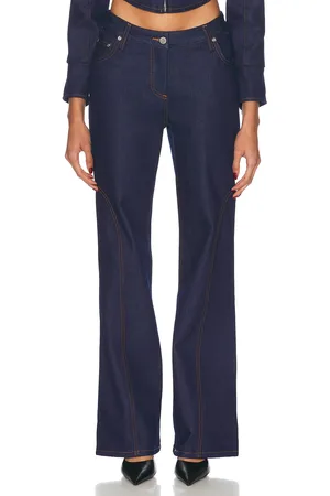 MIMCHIK High Rise Bootcut in Denim-Dark