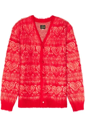 Pins & Needles Mohair Cardigan Heart in