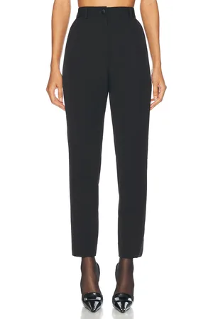 Dolce & Gabbana High Waisted Tuxedo Pant in Black