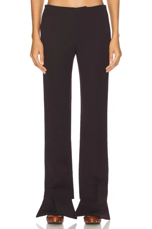 Chloé Straight Leg Pant in Chocolate