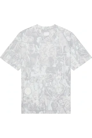 Givenchy Regular Fit Tee in Light Grey