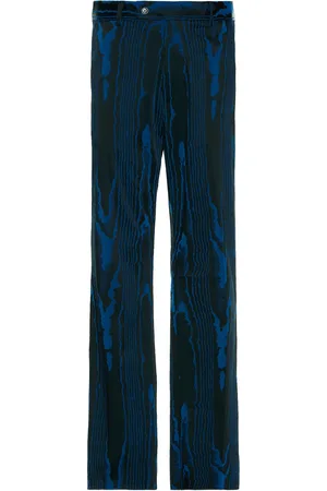 MARTINE ROSE Tailored Relaxed Fit Trouser in Blue