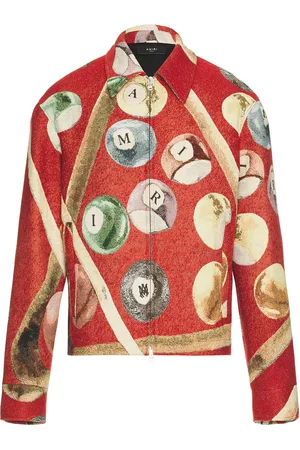 AMIRI Billiards Tapestry Blouson in Red