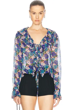 BODE Daisy Blouse in Blue