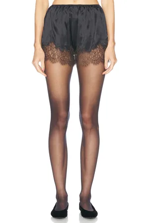 BODE Lace Inlay Tap Shorts in