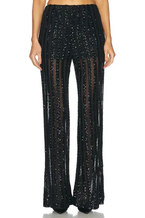 SANS FAFF Striped Sequin Trouser in