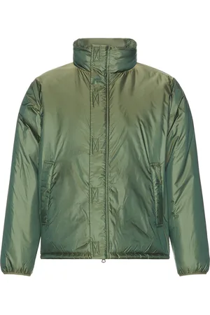 Beams Mil Puff Blouson Ripstop in Green