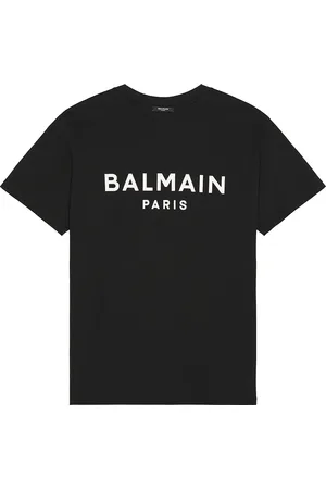 Balmain Print T-Shirt in Black