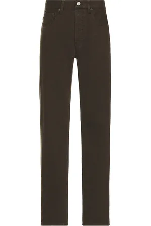 Frame Straight Jean in Brown