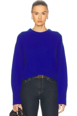 Guest In Residence Cozy Crew Sweater in Blue