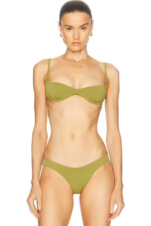 Haight Lana Bikini Top in Olive
