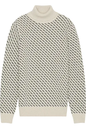 Barbour Masham Roll Neck Sweater in Cream