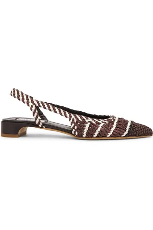 GABRIELA HEARST Perro Slingback Flat in Chocolate